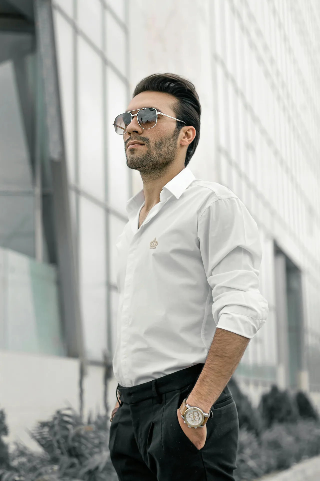 [BR-MC-001] BARRIERA Signature Oxford Shirt